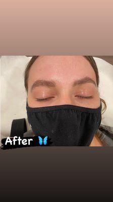 Eyebrow lifting and tinting