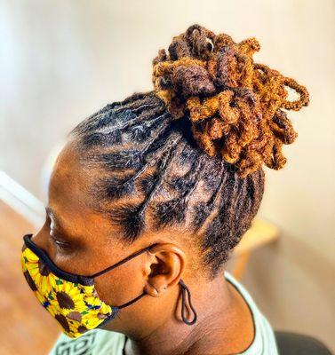 Loc retwist & Style