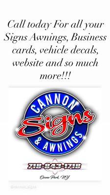 Cannon Signs & Awnings