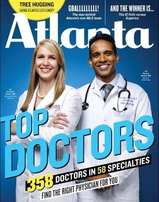 Rated one of the Top Allergists in Atlanta and selected for the cover of Atlanta Top Doctor Magazine, Dr. Thomas Chacko is Atlanta's expert.