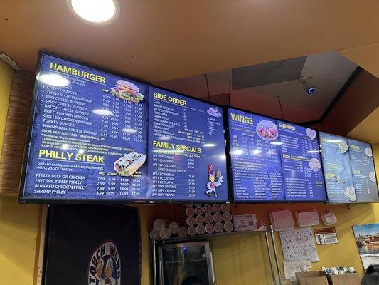 Menu Display