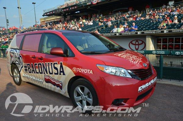 Iron Pigs Baseball Toyota Sienna Minivan 3M Vinyl Wrap