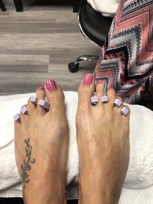 Love getting my spa pedi's!