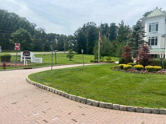 Beautiful yard in front of the property