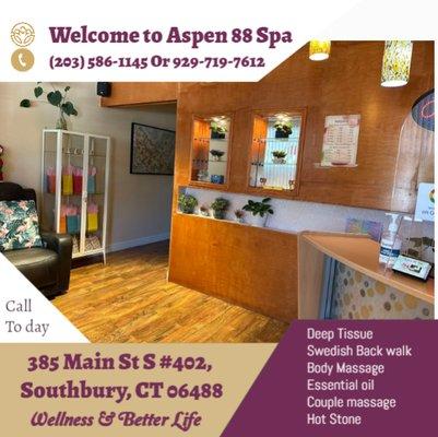 Here at Aspen 88 Spa & Massage we love being a part of helping 
taking part in peoples wellness and a better life.