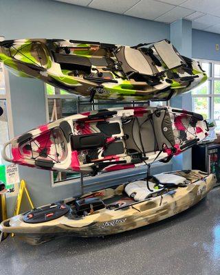 Feelfree Kayaks, 3 Waters Kayaks, and Seastream Kayaks!