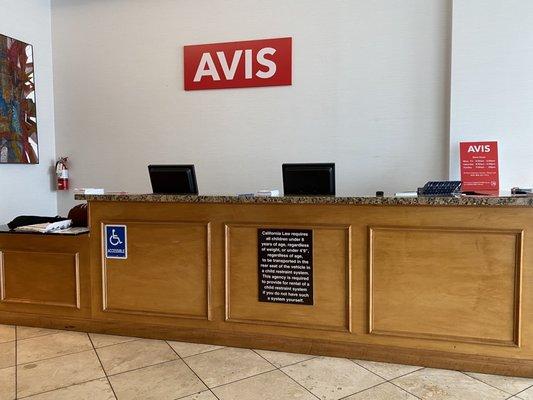 Avis Car Rental at the Loews Hotel Santa Monica