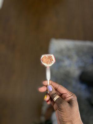 Strawberry cake pop