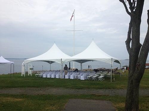 Chandler Hovey wedding ceremony, Marblehead, MA