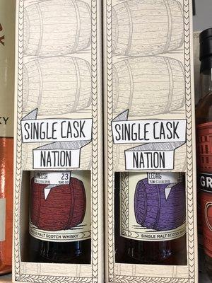 Our current selection of Single Cask Nation bottles. Delicious is an understatement