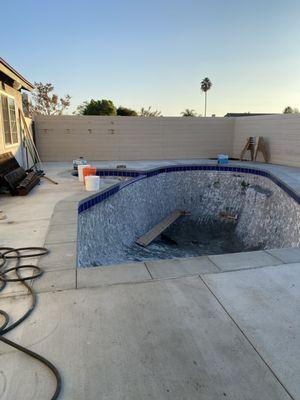 Pool remodel