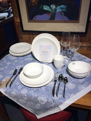 At Burton Jewelers, we have place settings for every need. Whether it is for one person, up to a dinner party of 12. Come in and see!