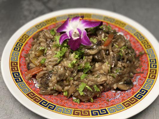 Mushroom risotto