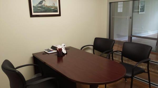 These rooms allow you to meet with an accountant, or drop off and pick up your tax return material in privacy.