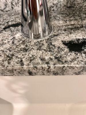 Hard water I have to clean every month off my granite counters.