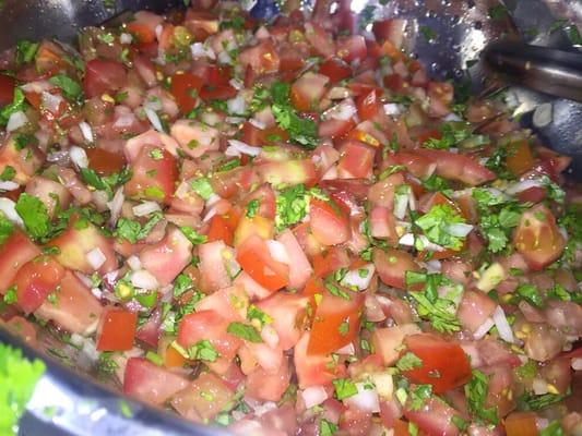 Our Pico de gallo made fresh twice a day