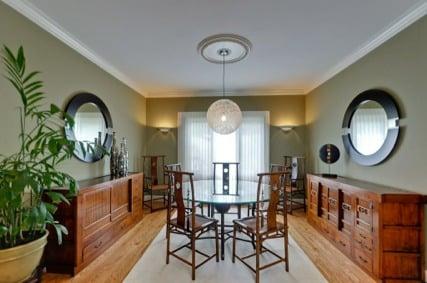 Chinese Ming style dining chair & custom dining table.  Pair of new hand made Japanese Tansu.