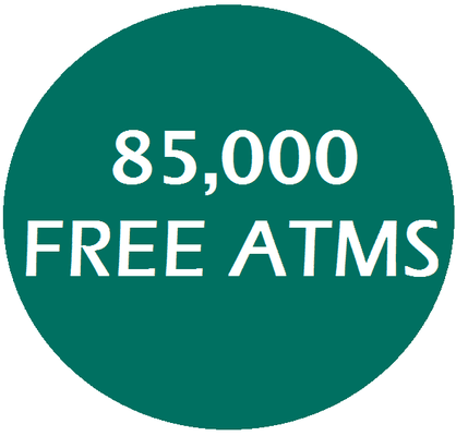 ATMs from coast to coast!  Find the closest one on our website, www.gardensavingsfcu.org/about-us/locations-hours.html