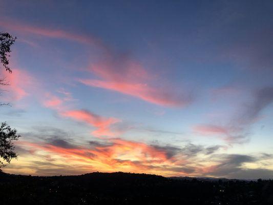 Calabasas Village at sunset