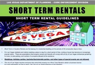 Las Vegas Short term rental laws