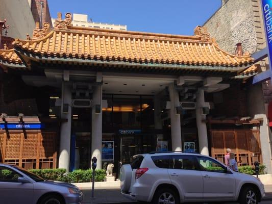 Temple-themed #citibank in #sanfrancisco #chinatown