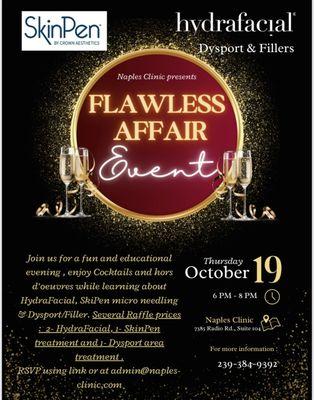 Flawless Affair Event October 19 th!