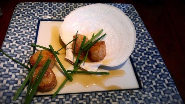 The scallops were amazing