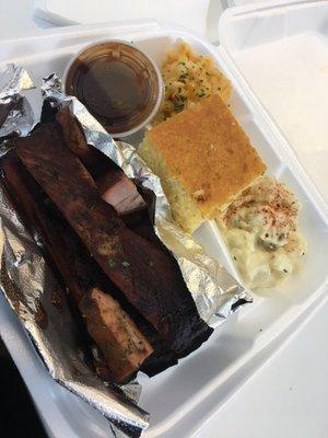 BBQ lunch plate