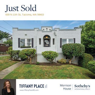 North Tacoma home sold by Tacoma realtor Tiffany Place.