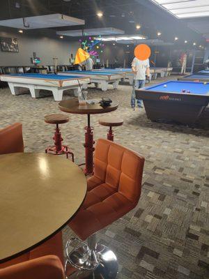 Four ball and 3 cushion tables