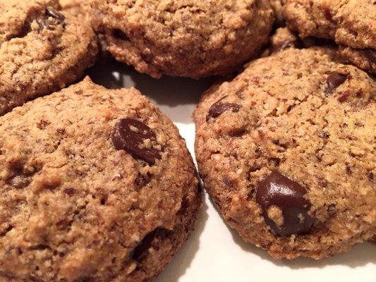 Dairy and Gluten Free Chocolate Chip Cookies.