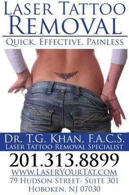 Offer THE best in Laser Tattoo Removal Services!