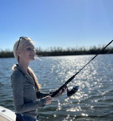 Enjoying the day on the water