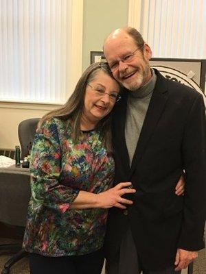 Dennis and Dale Phillips at their wedding in 2017.