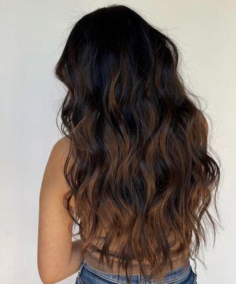 Chocolate balayage