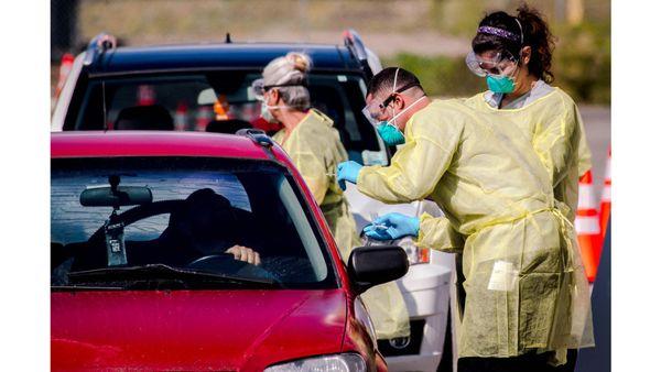 Local testing site for coronavirus in Murrieta