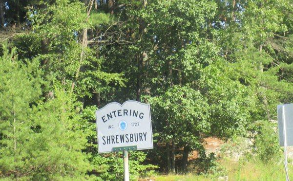 Entering Shrewsbury from Boylston, MA