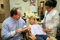 Dr. Jeffrey T. Fester with young patient