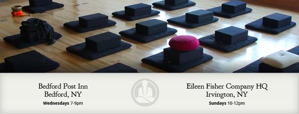 Learn to meditate & buddhist class - We currently meet online via Zoom on Sundays and Wednesdays  (Eileen Fisher HQ, Irvington, NY)