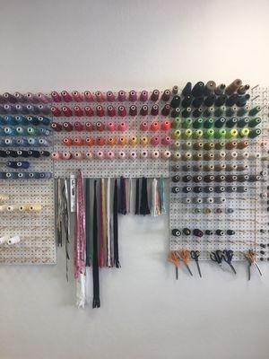 Sewing Thread. We have a variety of colors to ensure a beautiful match.