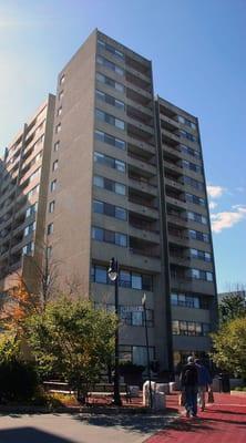 Ehrlich Dental Associates is located on the second floor of this Coolidge Corner building