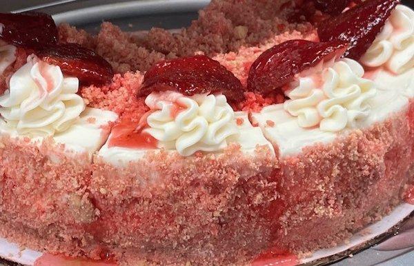 strawberry chscake