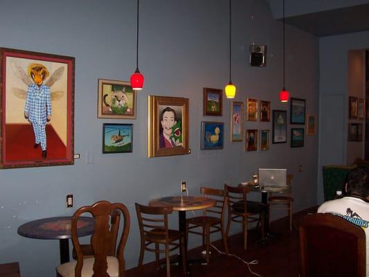 Wonka Gallery shows local art at Lestat's Coffee