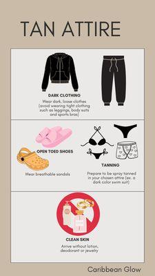 What to wear for your appointment