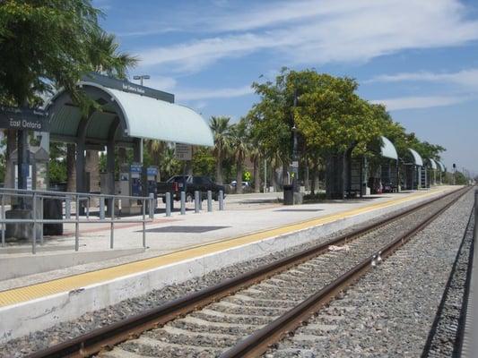 Station platform.