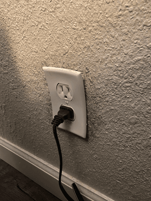 Melted/warped outlet cover