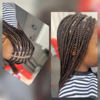 Small Knotless braids