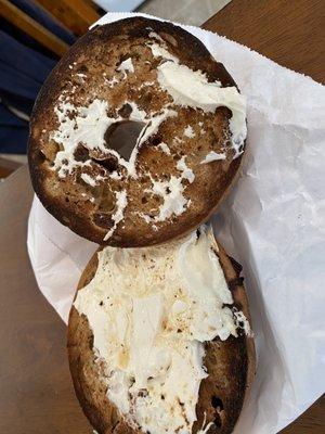 Burnt bagel