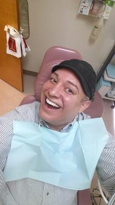 Getting my teeth cleaned!