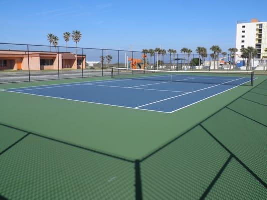 Public Tennis Court at Schnebly Recreation Center, Daytona Beach.